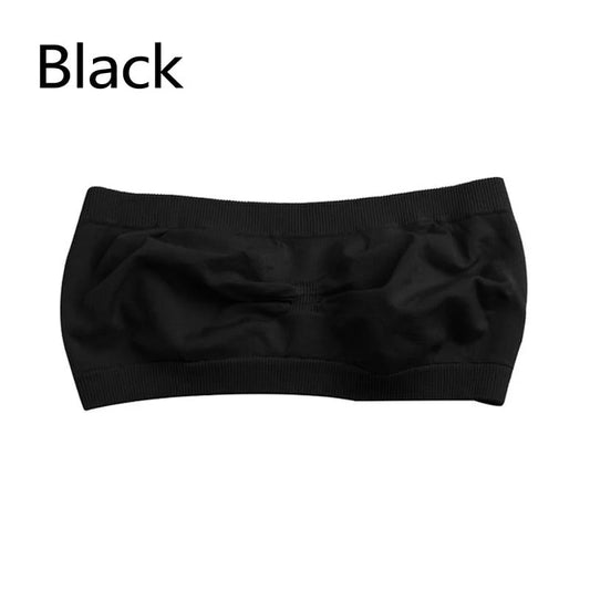 Girls New Style Seamless Strapless Bra Free Size Bra Multicolor Without Wires and Hooks