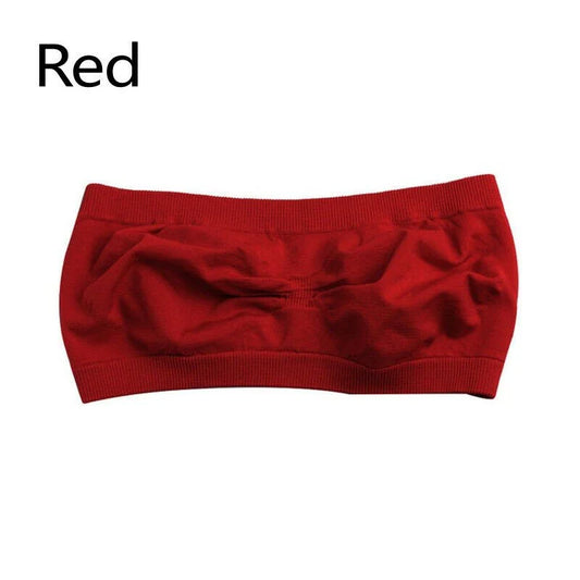 Girls New Style Seamless Strapless Bra Free Size Bra Multicolor Without Wires and Hooks